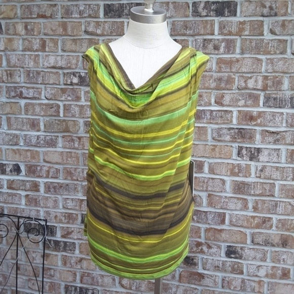 NWT LAURA ASHLEY sleeveless Cowl neck Top sz 1x - Picture 1 of 5